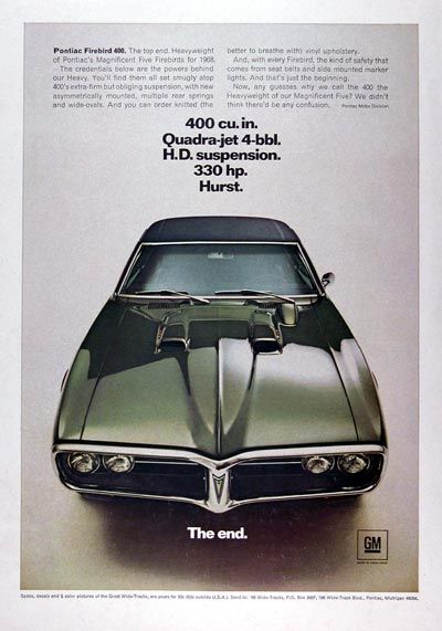 1968 Pontiac Formula 400 Venda Compra The Garage For Sale